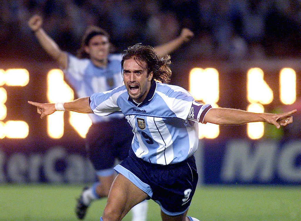Gabriel Batistuta được gọi thân thuộc là “vua sư tử” của nền bóng đá Argentina