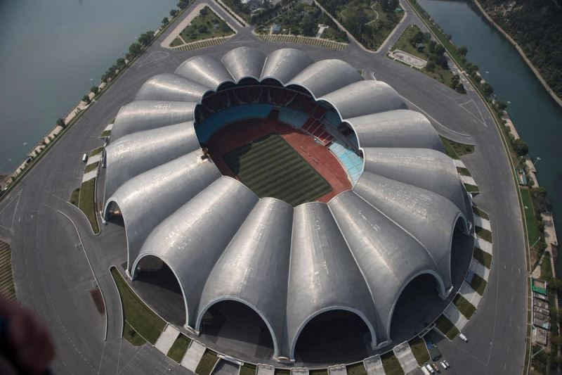 Rungrado 1/5 tại Triều Tiên là sân vận động lớn nhất thế giới