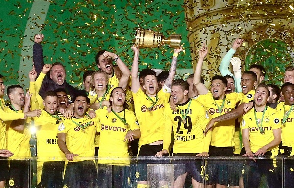 Thứ hạng của Dortmund được xếp ở vị trí thứ 2 trong giải Bundesliga